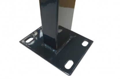 Sloupek s patkou 60x40x1,50 mm ZN + 7016
