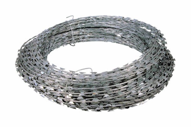 Drát ostnatý žiletkový ∅ 70 cm ZN 10 m
