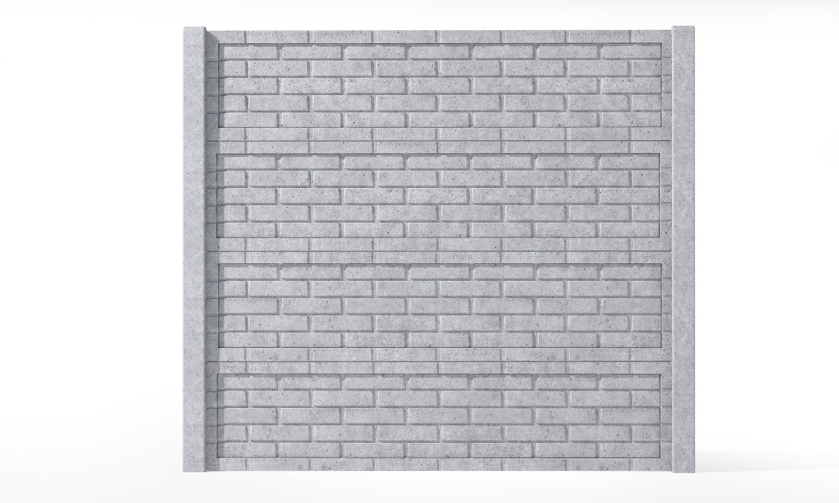 Betonový plot dekor Cihla 2130 x500 x 40 mm