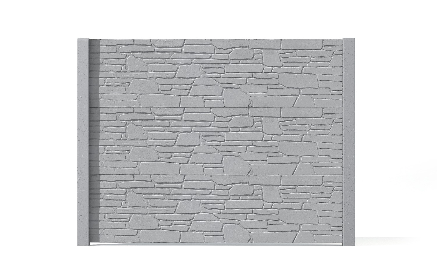 Betonový plot dekor Lámaný kámen 2000 x 500 x 40 mm - Image 6