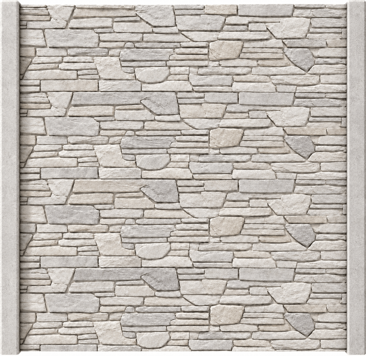 Betonový plot dekor Lámaný kámen 2000 x 500 x 40 mm - Image 4